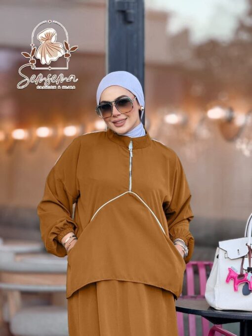⁦طقم اسبورتيف جيب وتيشرت⁩ - الصورة ⁦2⁩