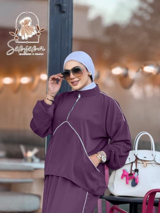 ⁦طقم اسبورتيف جيب وتيشرت⁩ - الصورة ⁦3⁩