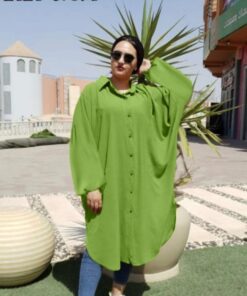 شيميز CY طويل زراير من الامام عملي جدا