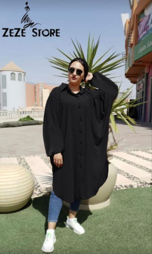 ⁦شيميز CY طويل زراير من الامام عملي جدا⁩ - الصورة ⁦6⁩