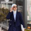 طقم فورمال جيبه كلوش وبليزر روزالين قصير
