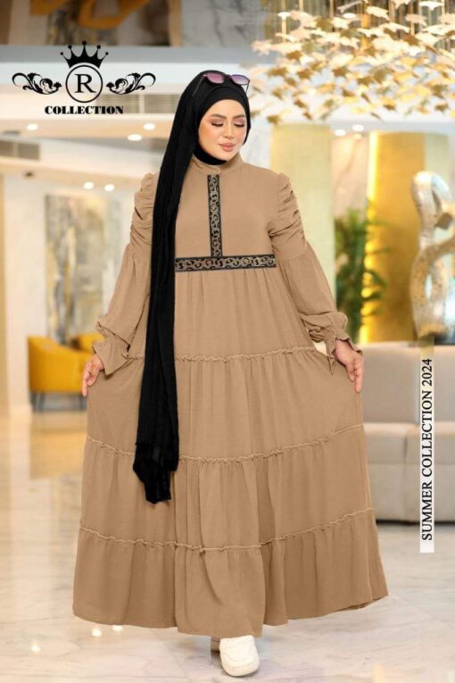 فستان كريب رقيق