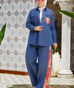 سوت جينز مطعم بالكتان