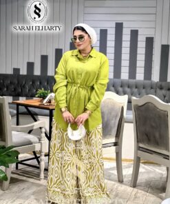 سوت قطعتين كتان